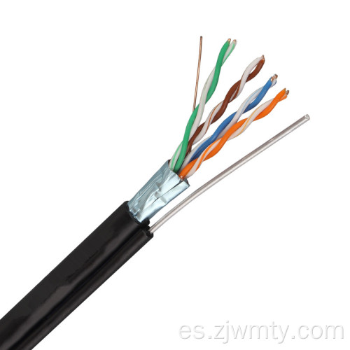 UTP FTP CAT5e con mensajero CCA 24awg Lan